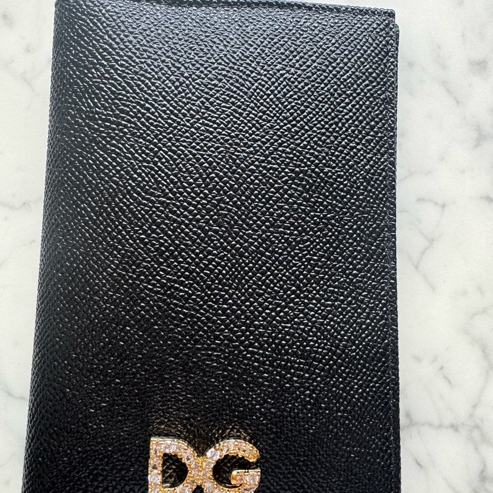 Dolce & Gabbana Leather Black Card Holder